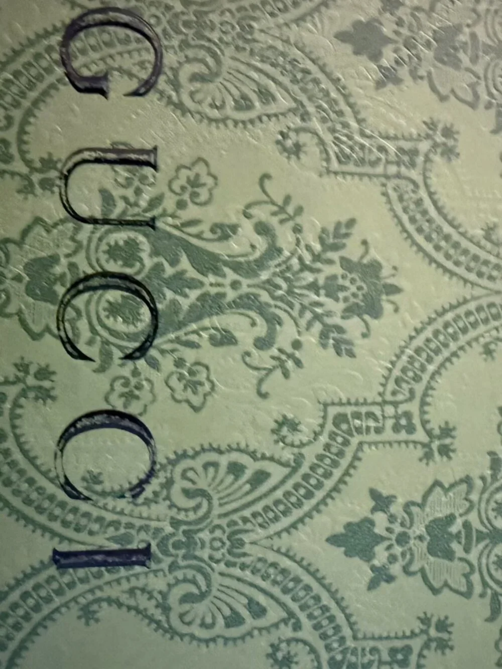 Gucci Signature Gift Box Storage Textured Green Empty